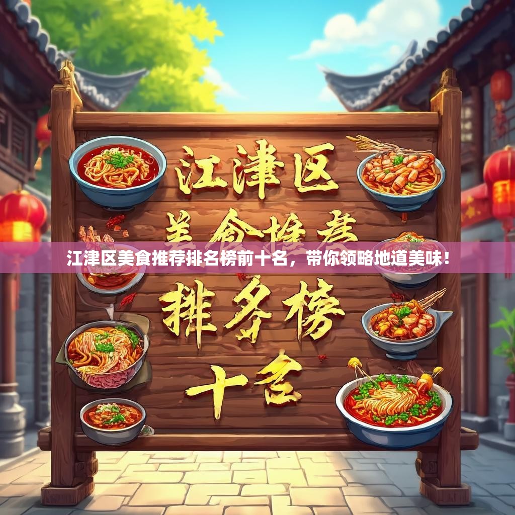 江津区美食推荐排名榜前十名,带你领略地道美味! 江津区美食推荐排名榜前十名,带你领略地道美味!